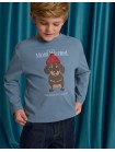 Myron Graphic Tee with “Most Wanted” Dachshund Graphic