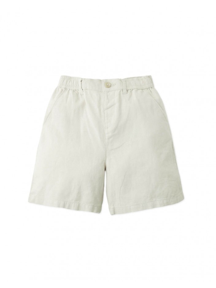Aryan Cotton-Linen Pull-On Shorts