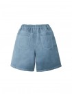 Michi Contrast-Stitch Pull-On Bermuda Shorts