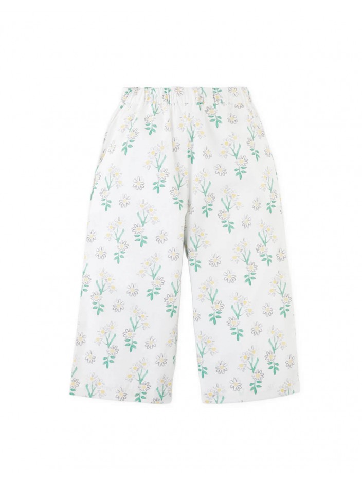 Baby Ayesha Daisy Print Peplum Top and Pants Set