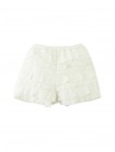 Baby Ruffled Shorts Set with Rosette Appliqué
