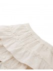 Baby Verena Tiered Ruffled Shorts with Embroidered Lace Trims