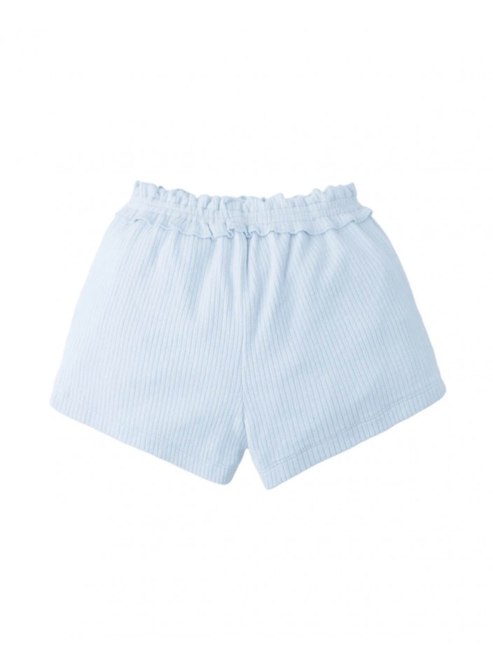 Baby Nica Pointelle Shorts with Smocked Waist