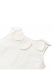 Baby Rowan Sleeveless Blouse with Petal Collar