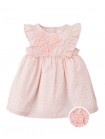 Baby Marlowe Crochet Flower Ruffle Sleeve Dress
