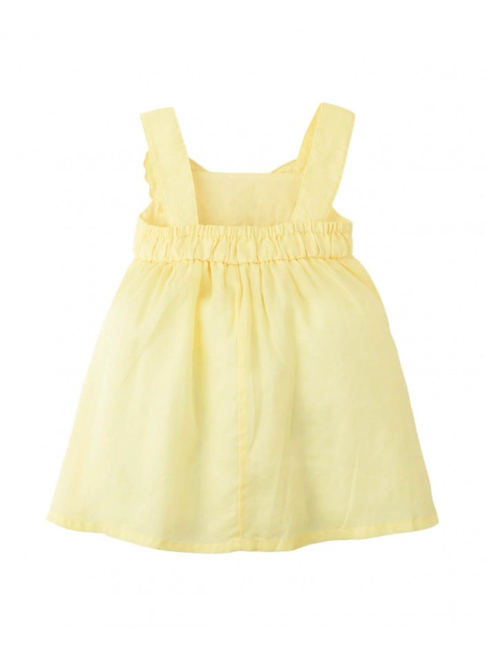 Baby Catalina Dress with Butterfly Appliqué