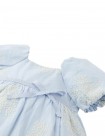 Baby Isadora Embroidered Babydoll Dress with Bubble Sleeves