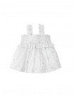 Baby Reverie Floral Smocked Blouse and Ruffled Shorts Set