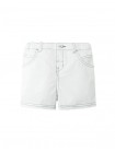 Baby Michi Contrast-Stitch Pull-On Bermuda Shorts