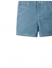 Baby Michi Contrast-Stitch Pull-On Bermuda Shorts