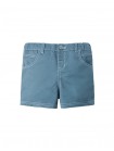 Baby Michi Contrast-Stitch Pull-On Bermuda Shorts