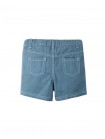Baby Michi Contrast-Stitch Pull-On Bermuda Shorts