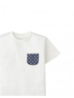 Baby Haruto Sashiko-Inspired Patch Pocket Tee