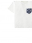 Baby Haruto Sashiko-Inspired Patch Pocket Tee