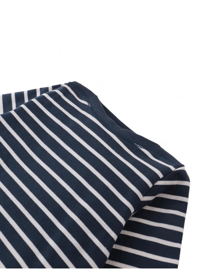 Baby Seth Striped Boat- Neck Tee