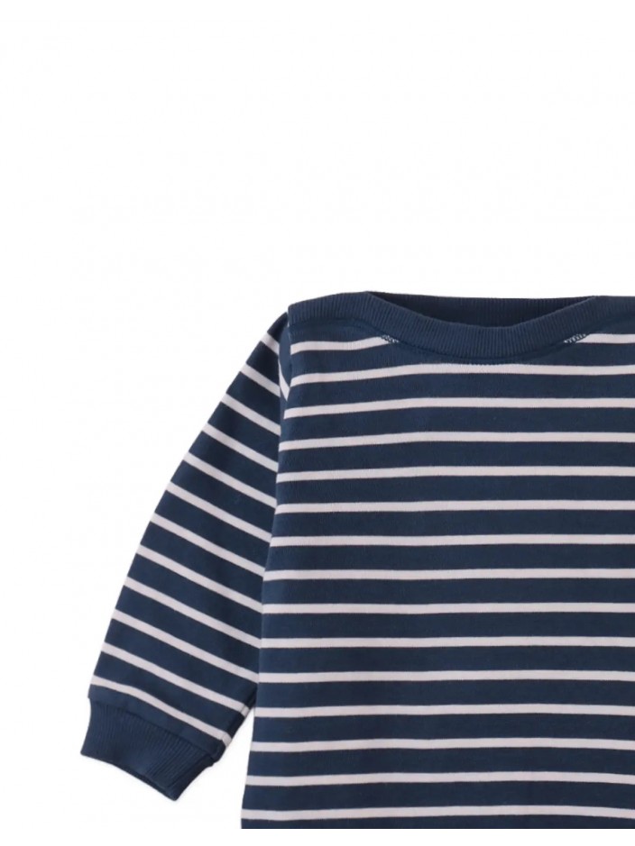 Baby Seth Striped Boat- Neck Tee