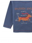 Baby Myron Graphic Tee with Dachshund Diagram Illustration