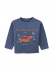 Baby Myron Graphic Tee with Dachshund Diagram Illustration