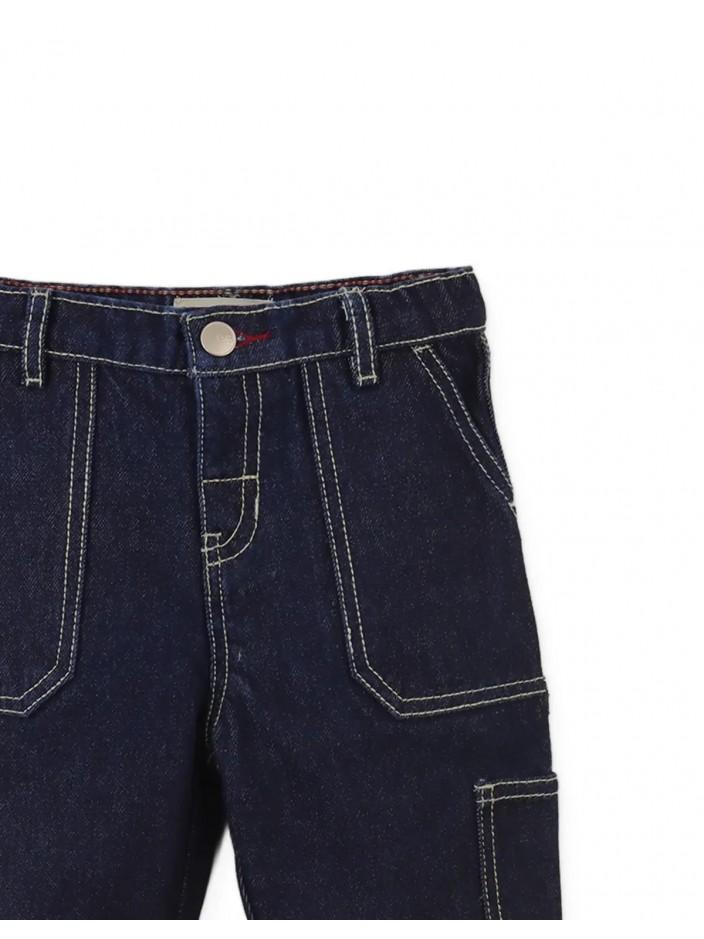 Baby Pietro Denim Carpenter Pants