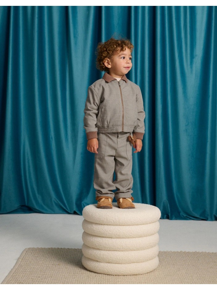 Baby Giorgio Micro- Houndstooth Slacks