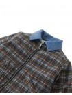 Baby Anthony Reversible Jacket in Plaid and Sherpa