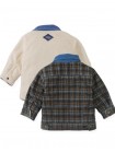 Baby Anthony Reversible Jacket in Plaid and Sherpa