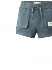 Baby Kaede Drawstring Shorts with Side Pockets and Logo Patch
