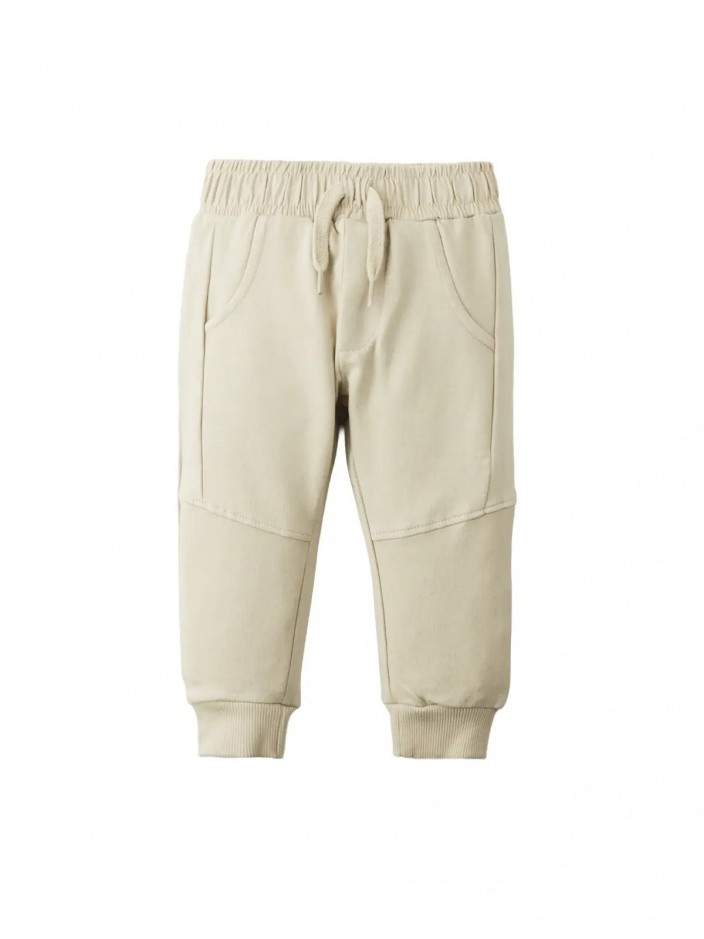 Baby Shoji Paneled Drawstring Joggers with Scoop Pockets