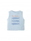 Baby Riki Graphic Tank Top in Sardine Fish