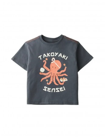 Baby Tobi Graphic Tee in Takoyaki Octopus