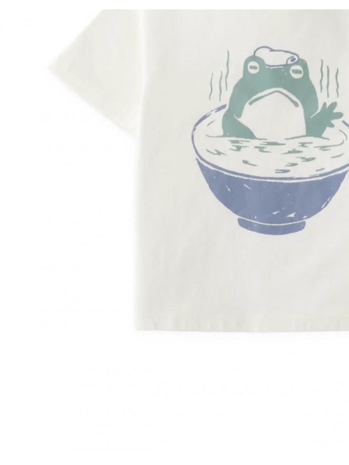 Baby Tobi Graphic Tee in Bowl Frog