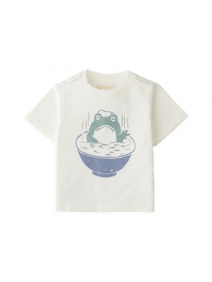 Baby Tobi Graphic Tee in Bowl Frog