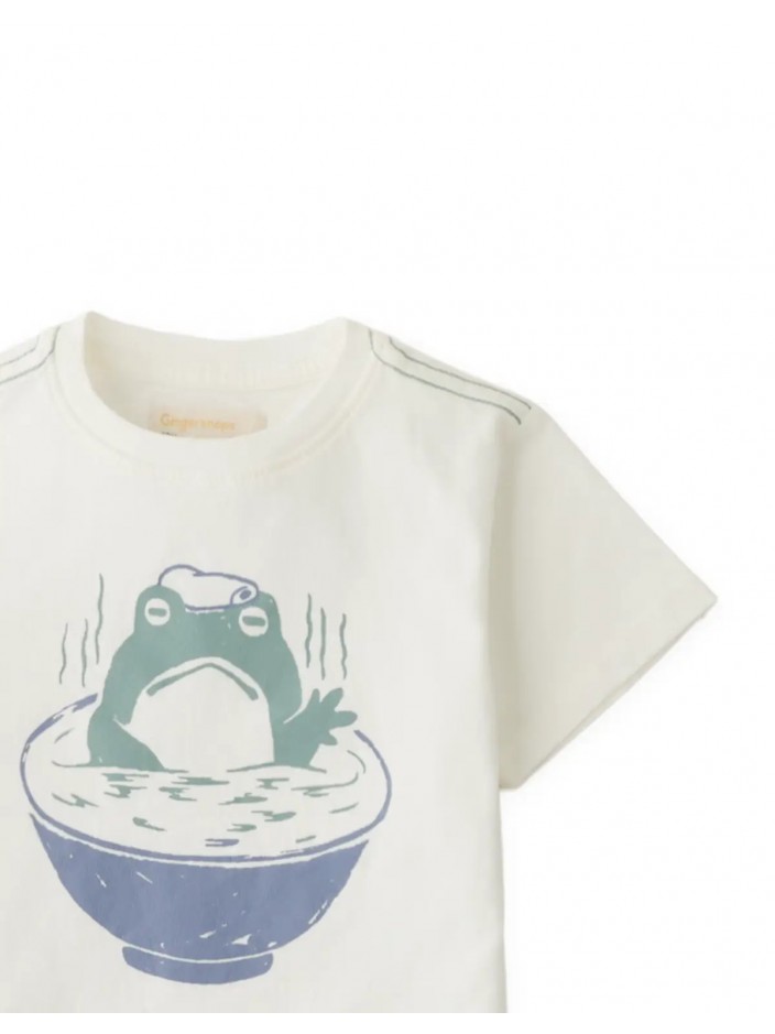Baby Tobi Graphic Tee in Bowl Frog