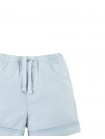 Baby Lee Linen-Like Drawstring Shorts with Embroidered Border