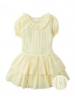 Faye Drop Waist Dress with Puff Sleeves