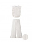 Samantha Ribbed Ruffle Top and Pants Set