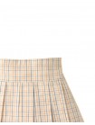 Girls' Checkered Print Pleated Skorts with Inner Shorts Lining