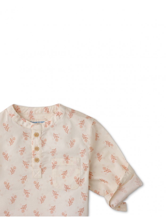 Baby Boys Blossoms Pop Over Shirt