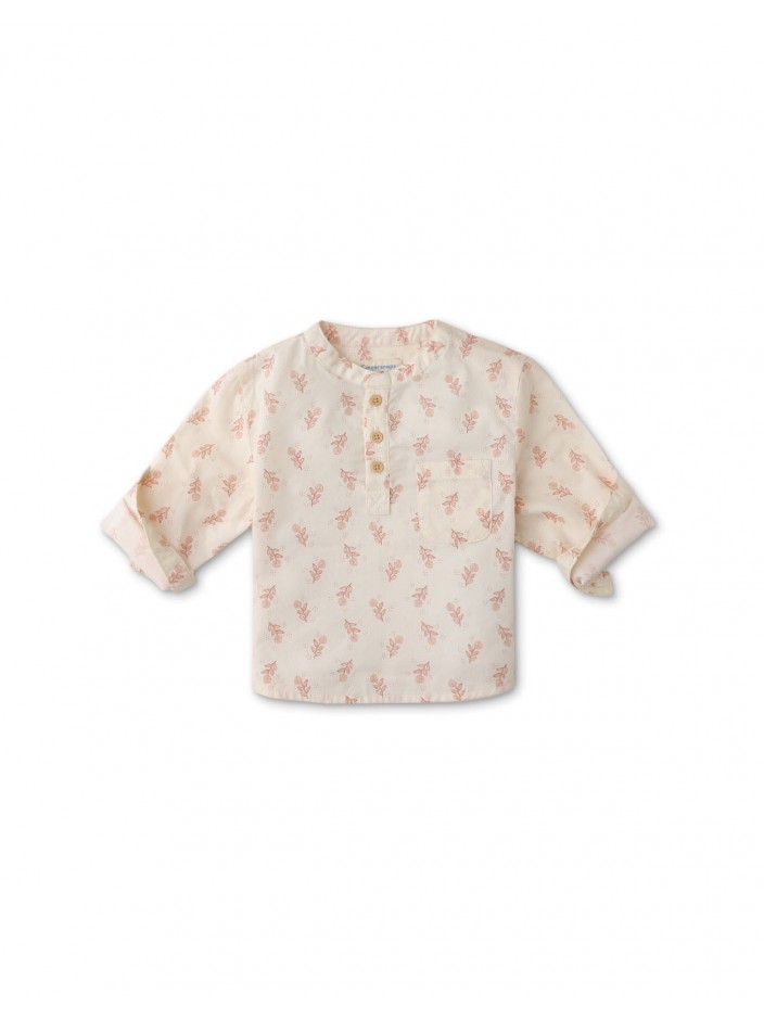 Baby Boys Blossoms Pop Over Shirt