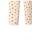 Baby Girls Ditsy Print Ribbed Leggings with Pocket and Contrast Ties