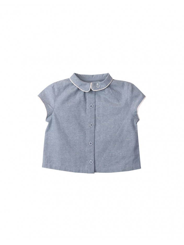 Baby Girls Short Sleeve Blouse