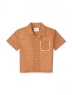 Boys' Faux Double Hem Dobby Shirt