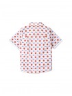 Boys' Tile Print Shirt w/Swiss Piping