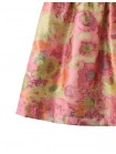 Girls' Floral Jacquard Organza Dress