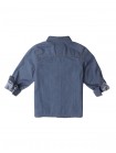 Boys' Embroidered Soft Denim Shirt