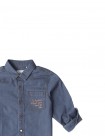 Boys' Embroidered Soft Denim Shirt