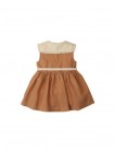 Baby Girls' Sailor Collar Dress with Belt