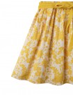 Baby Girls' Floral Print Waisted Dress with Collar and Sash