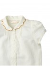 Baby Girls' Button Down Blouse with Embroidery Details
