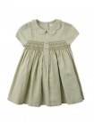 Baby Girls' Smocked Dress with Collar